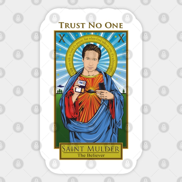 Saint Mulder Sticker by Pop Art Saints